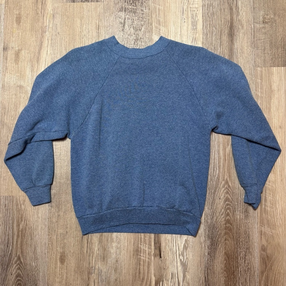 Vintage women’s Michigan Wolverines college ncaa crewneck sweatshirt blue XS - Picture 3 of 5